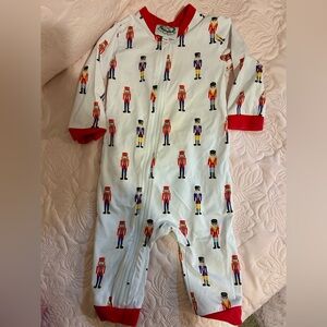 Charming Nutcracker Kids Footie Pajamas